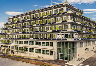 Architekturbetonfassade für das Lothar-Späth-Carré in Bietigheim