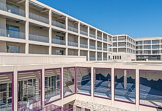 Architekturbeton-Fassade Bayernkaserne München